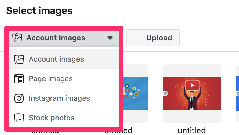select image menu
