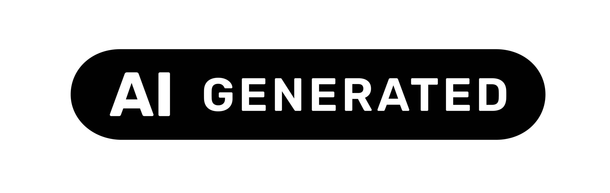 Επίσημο εικονίδιο ΕΕ «AI GENERATED» σε μαύρο χρώμα