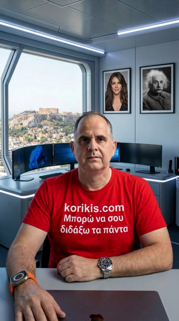 Ο Κωνσταντίνος Κορίκης, εισηγητής του εργαστηρίου «AI στην Πράξη»