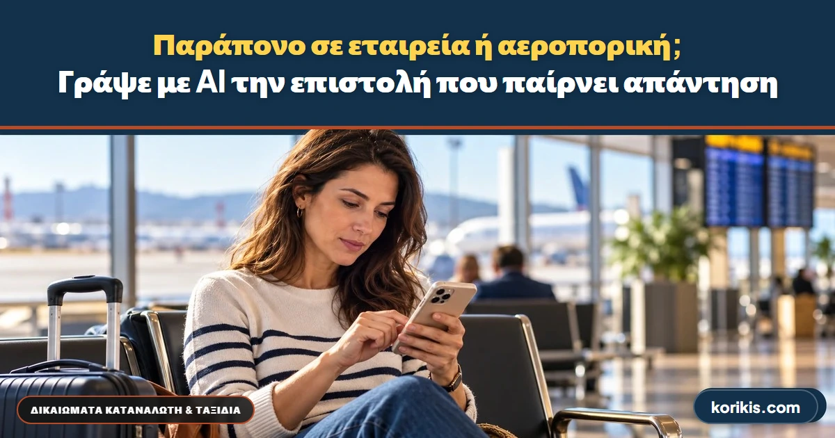 Παράπονο σε εταιρεία με AI: επιστολή που παίρνει απάντηση